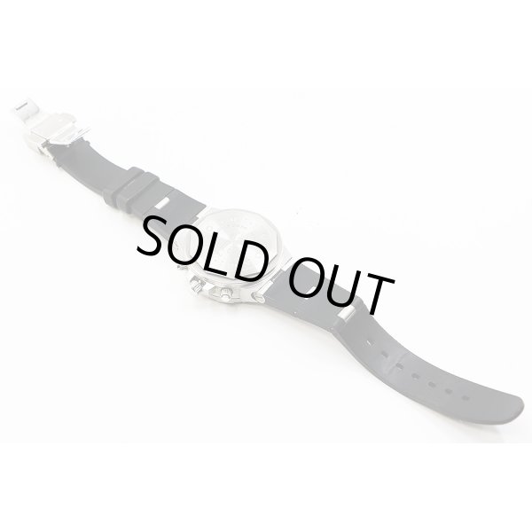 ブルガリ　ディアゴノプロ　スクーバレガッタ　ＳＤ４０Ｓ　ＲＥ　白文字盤　ラバーベルト状態　裏面