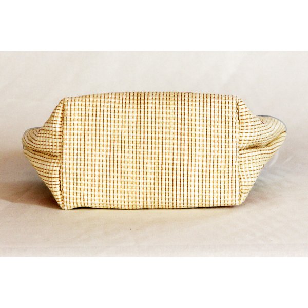 ロンシャン　ル パニエプリアージュXS トップハンドルバック ブルー　底