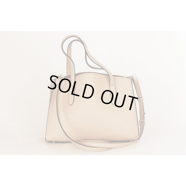 コーチ　チャーリー キャリーオール28 No.D1881-29529 ベージュ　裏面