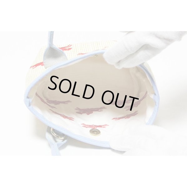 ロンシャン　ル パニエプリアージュXS トップハンドルバック ブルー　中身