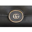 グッチ　プチGG ミニショルダーバック 739722 520981 ブラック　表面拡大
