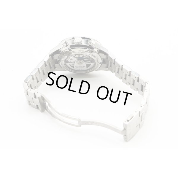 タグホイヤー　カレラ　クロノグラフ　ＣＶ２０１Ｐ　黒シェル文字盤　ブレス