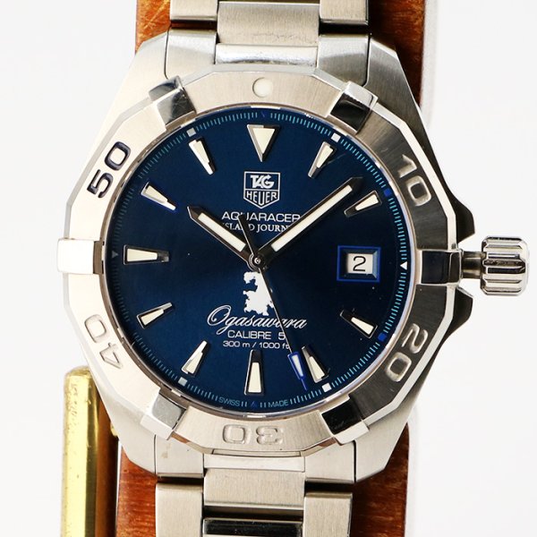 タグホイヤー　アクアレーサー　ＷＡＦ２１１７　紺文字盤　小笠原限定