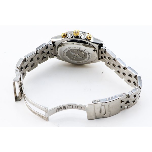 ブライトリング　クロノマットビコロ　Ｂ１３０５１　紺文字盤／金インダイアル　ブレス