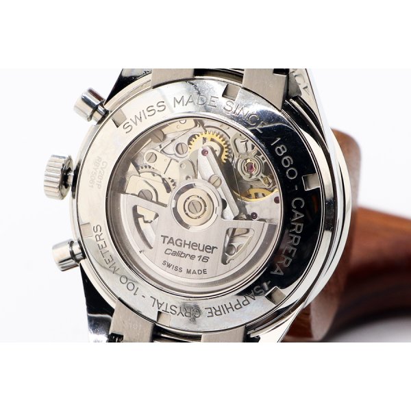 タグホイヤー　カレラ クロノ CV201P 自動巻き　ブラックシェル文字盤 タグホイヤー カレラ クロノグラフ CV201P 黒シェル文字盤