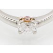 PT950/K18 ダイアイリリング 0.30ct 0.05ct 3.20g　拡大