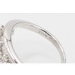 K18WG トルマリンダイアイリリング 0.07ct 1.00ct 5.20g　刻印