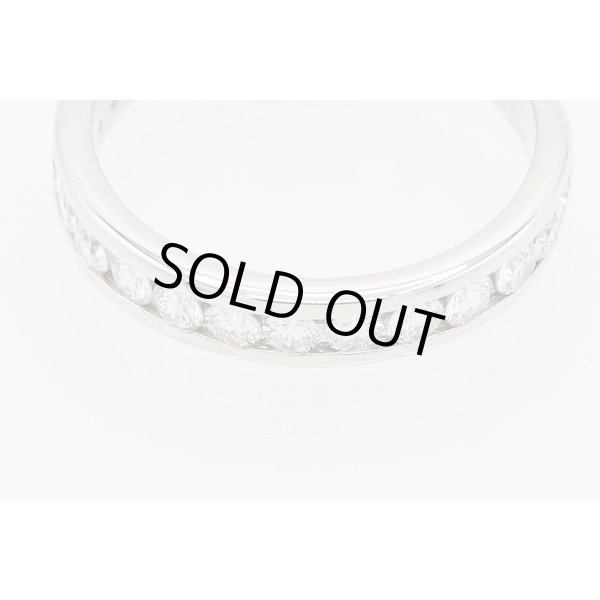 PT900 ダイアイリリング 0.85ct 5.40g　拡大