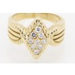 K18 ダイアイリリング 0.51ct 9.30g　拡大