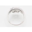 K18WG トルマリンダイアイリリング 0.07ct 1.00ct 5.20g　内側