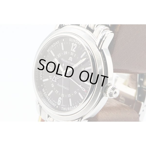 モーリス・ラクロア　ファイブハンズ　ＭＰ６３２８　黒文字盤　サイド拡大