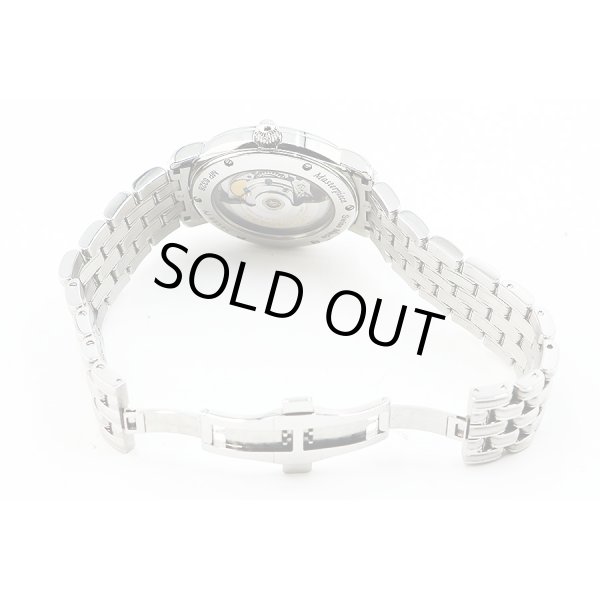 モーリス・ラクロア　ファイブハンズ　ＭＰ６３２８　黒文字盤　ブレス