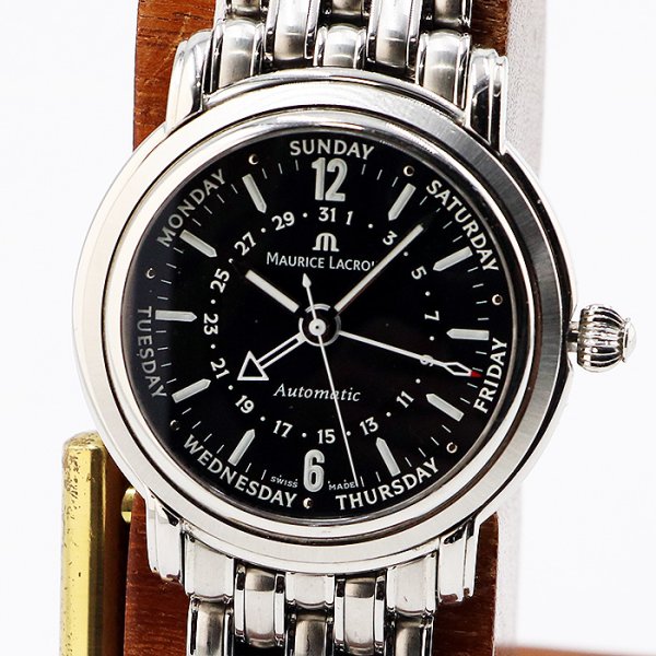 モーリス・ラクロア　ファイブハンズ　ＭＰ６３２８　黒文字盤