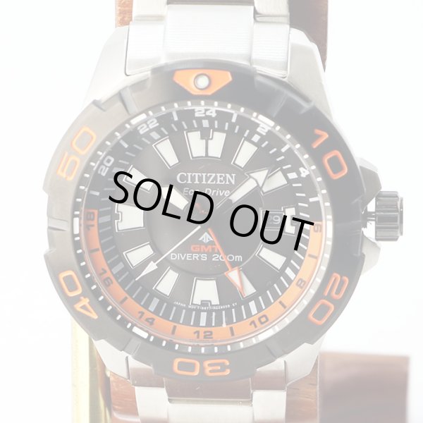 シチズン　プロマスター　ダイバー２００ＧＭＴ　ＢＪ７１２８－５９Ｅ　黒文字盤