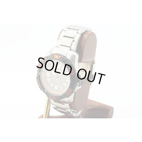 シチズン　プロマスター　ダイバー２００ＧＭＴ　ＢＪ７１２８－５９Ｅ　黒文字盤　サイド