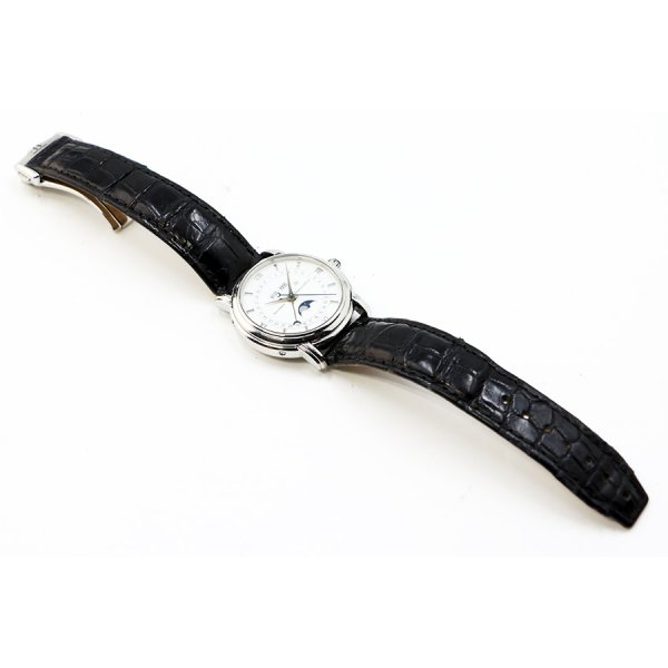 モーリス・ラクロア　マスターピース　ムーンフェイス　ＭＰ６３４７　白文字盤　革ベルト状態　表面