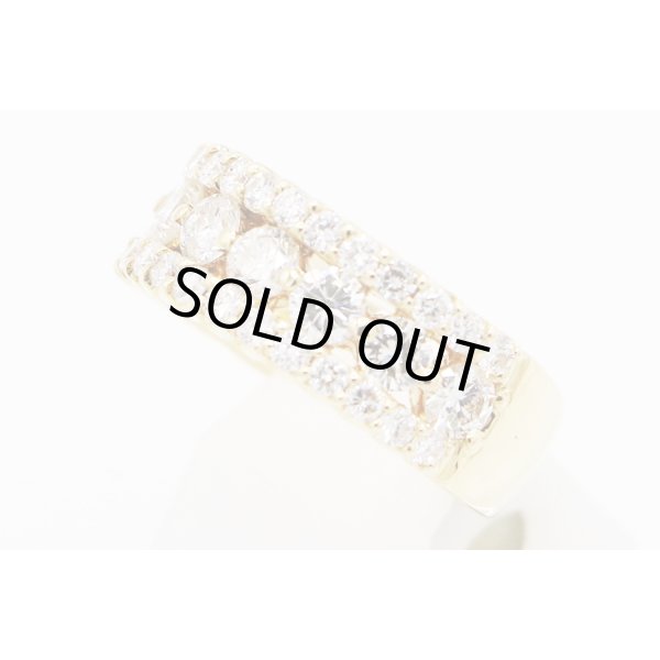 K18 ダイアイリリング 1.80ct 8.50g　サイド