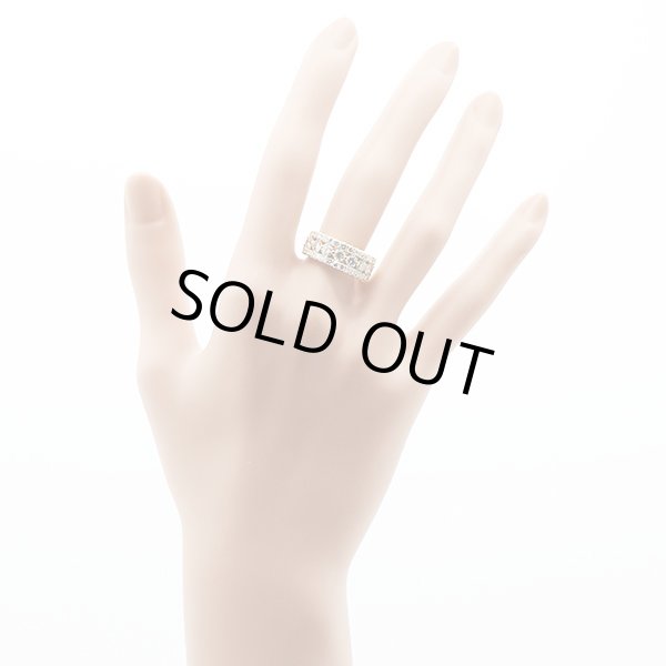 K18 ダイアイリリング 1.80ct 8.50g　装着イメージ