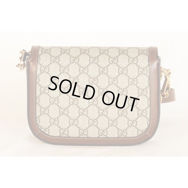 グッチ　ホースビット1955 ミニショルダーバック 658574 403075 ベージュ　裏面