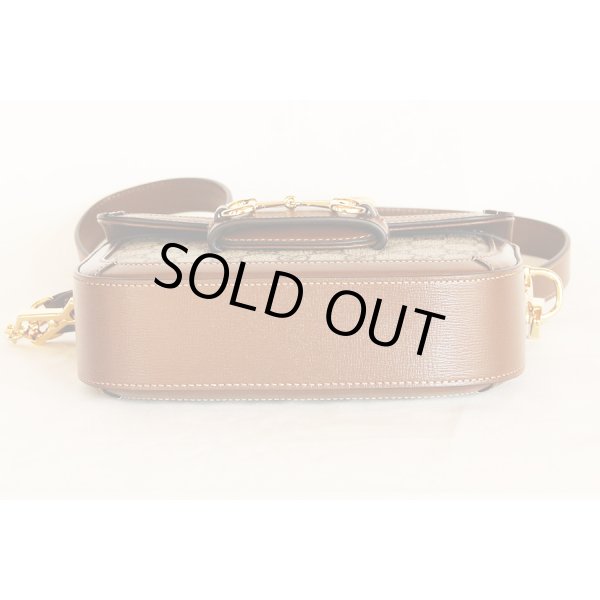 グッチ　ホースビット1955 ミニショルダーバック 658574 403075 ベージュ　底