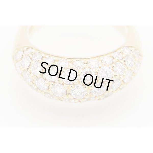 K18 ダイアイリリング 2.00ct 7.20g　拡大