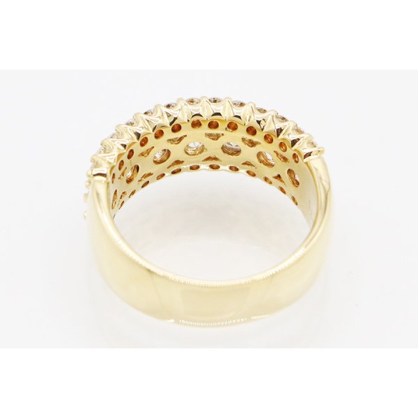 K18 ダイアイリリング 1.80ct 8.50g　内側