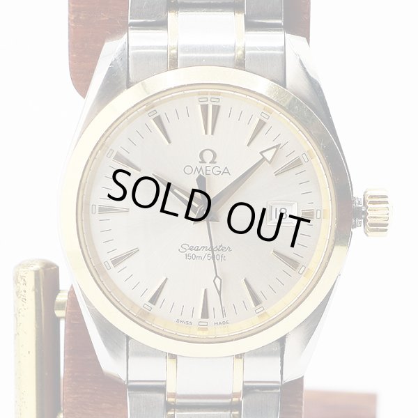 オメガ　シーマスター　アクアテラ　２３１８．３０　銀文字盤