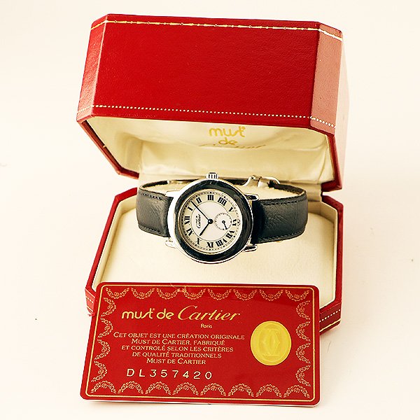 カルティエ　マストII　ロンド　１８１５－１　白文字盤　箱