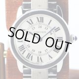 画像: カルティエ　ロンドソロＳＭ　Ｗ６７０１００４　２９３３　銀文字盤