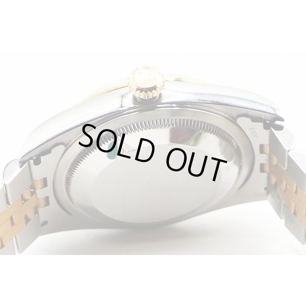 ロレックス　１６２３３Ｇ　青グラデーション文字盤　新１０Ｐ　Ｔ番（９９年）　裏面拡大