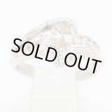 画像: PT900 ダイアイリリング 0.88ct 0.54ct 8.20g