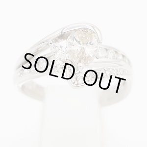 画像: PT900 ダイアイリリング 0.88ct 0.54ct 8.20g