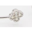 K18WG ダイアイリバングル 0.50ct 4.80g　拡大