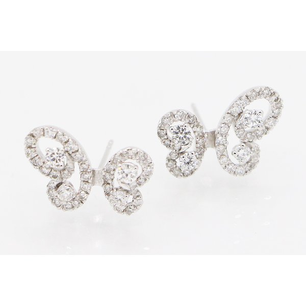 750WG ダイアイリピアス 1.26ct 5.30g　拡大