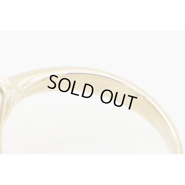 K18 ダイアイリリング 0.20ct 4.10g　刻印(2)