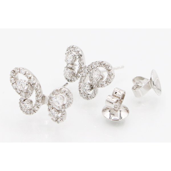 750WG ダイアイリピアス 1.26ct 5.30g　イメージ