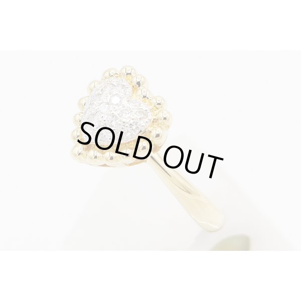 K18 ダイアイリリング 0.20ct 4.10g　サイド