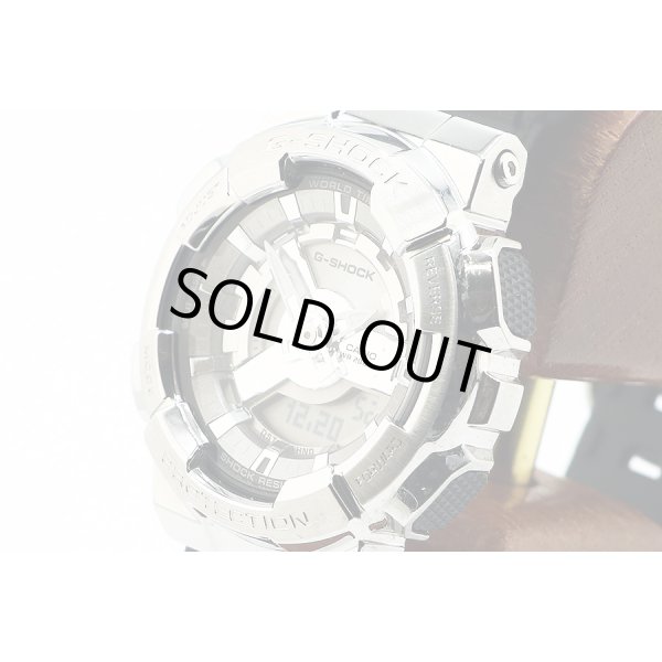 カシオ　Ｇショック　ＧＭ－Ｓ１１０　デジアナ　銀文字盤　５７０６　サイド拡大