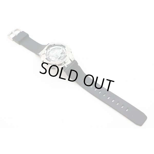 カシオ　Ｇショック　ＧＭ－Ｓ１１０　デジアナ　銀文字盤　５７０６　ラバーベルト状態