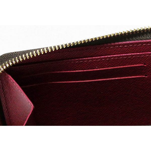 ルイ・ヴィトン　ポルトフォイユ・クレマンス M60742 フューシャ　カード入れ