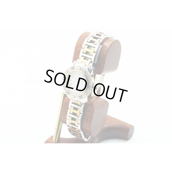 エルメス　クリッパーダイバー　ＣＬ５．２２０　コンビ　白文字盤　サイド