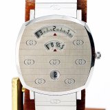 画像: グッチ　グリップウォッチ　１５７．３　銀文字盤　ディスク回転式