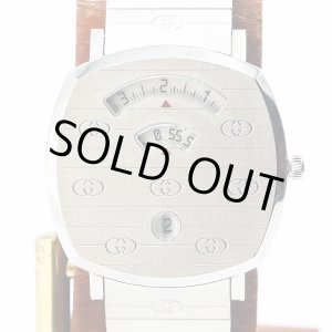 画像: グッチ　グリップウォッチ　１５７．３　銀文字盤　ディスク回転式