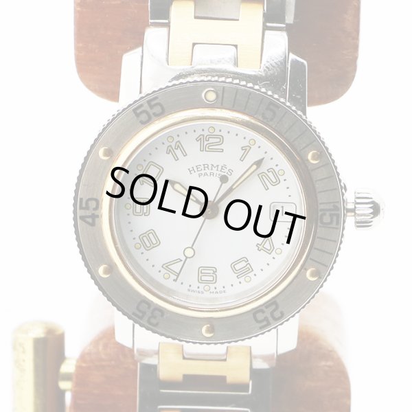 エルメス　クリッパーダイバー　ＣＬ５．２２０　コンビ　白文字盤