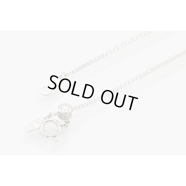 K18WG/PT900 ダイアイリペンダントネックレス 2.00ct 8.60g　留め具外したイメージ