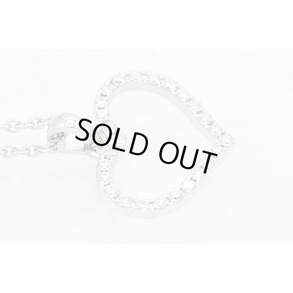 750WG ダイアイリペンダントネックレス 2.90g　拡大