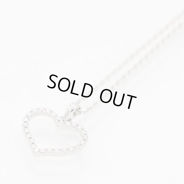 750WG ダイアイリペンダントネックレス 2.90g