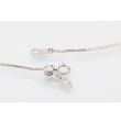 K18WG/PT900 ダイアイリペンダントネックレス 2.00ct 8.60g　留め具外したイメージ