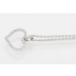 750WG ダイアイリペンダントネックレス 2.90g　サイド