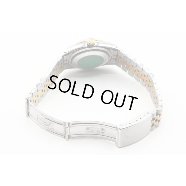 ロレックス　デイトジャスト　１６２３３　金ローマン白文字盤　Ｓ盤（９３年）　ブレス